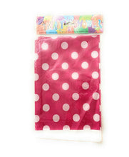 Load image into Gallery viewer, Disposable Polka Dot Table Cover Cloth Plastic PVC Tablecloth Birthday Party UK