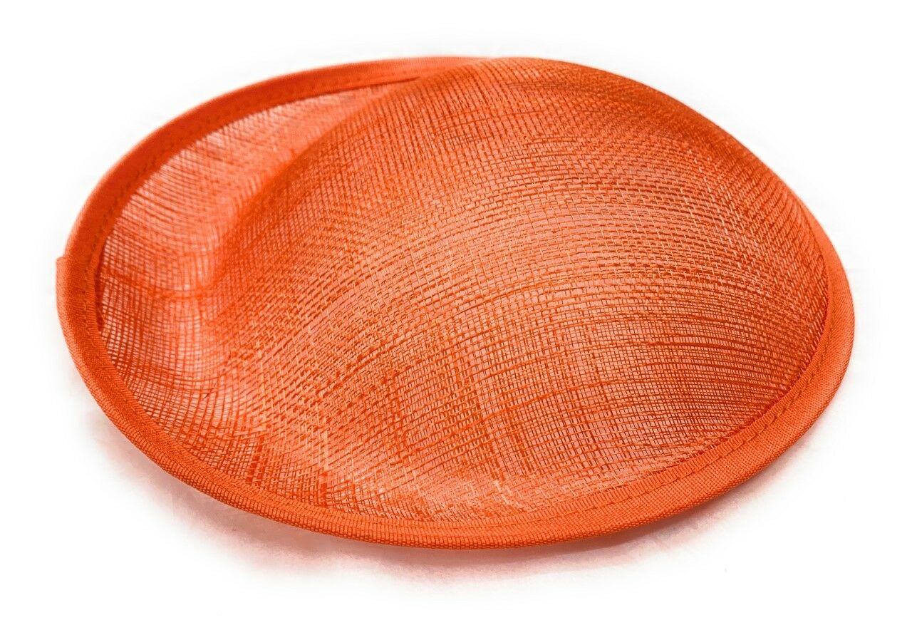 20cm Round Sinamay Dipped Disc Fascinator Base Hat Millinery DIY Supply UK