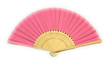 Load image into Gallery viewer, Chinese Spanish Plain Paper Wooden Folding Fan to Decorate Craft Party Gift Fans