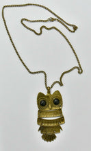Load image into Gallery viewer, Vintage Bronze Retro Owl Pendant Long Chain Necklace Jewellery