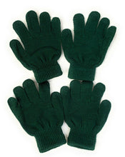 Load image into Gallery viewer, 2 Pairs of Kids Children's Magic Primary School Gloves Winter Warm Stretchy UK