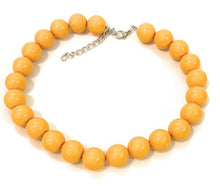 Load image into Gallery viewer, Large 18mm Faux Pearl Bead Chain Vintage Statement Great Gatsby Necklace Choker