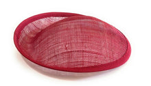 Load image into Gallery viewer, 20cm Round Sinamay Dipped Disc Fascinator Base Hat Millinery DIY Supply UK