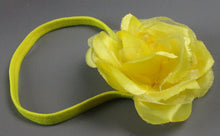 Load image into Gallery viewer, Baby Girls Rose Flower Hairband Soft Elastic Headband Hair Accessories Childrens