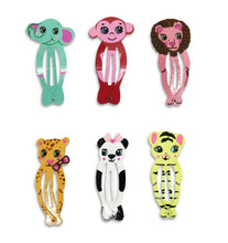 Load image into Gallery viewer, Set Pack Kids Girls Bendies Sleepies Hair Snap Clip Slides - Novelty Design Gift