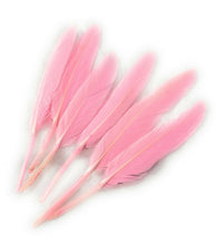 Load image into Gallery viewer, 50 x Goose Feathers Pack, 10 - 15cm Arts &amp; Crafts Fancy Dress Making Feather UK