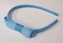 Load image into Gallery viewer, Classic Girls Children's Hair Bow Alice Band Headband Handmade - over 20 Colours