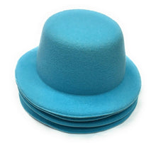 Load image into Gallery viewer, Set of 4 x Mini Round Top Hat Cap Fascinator Felt Hat Base Supplies Wholesale