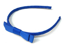 Load image into Gallery viewer, Classic Girls Children's Hair Bow Alice Band Headband Handmade - over 20 Colours