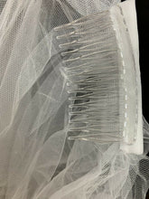 Load image into Gallery viewer, White Bridal Lace Veil on Comb Bride to Be Hen Night Bachelorette Wedding Party