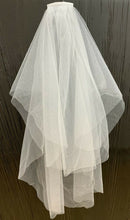 Load image into Gallery viewer, White Bridal Lace Veil on Comb Bride to Be Hen Night Bachelorette Wedding Party