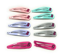 Load image into Gallery viewer, Set Pack Kids Girls Bendies Sleepies Hair Snap Clip Slides - Novelty Design Gift