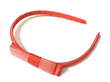 Load image into Gallery viewer, Classic Girls Children's Hair Bow Alice Band Headband Handmade - over 20 Colours