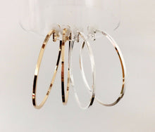 Load image into Gallery viewer, 6cm Women's Fashion Hoop CLIP ON Hoops Earrings Medium Size Non Pierced Copper