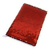 Load image into Gallery viewer, Kids A5 Reversible Sequin Notebook Childrens Notepad Writing Journal Diary Book