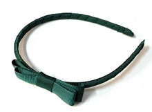 Load image into Gallery viewer, Classic Girls Children's Hair Bow Alice Band Headband Handmade - over 20 Colours