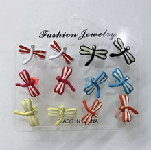 Load image into Gallery viewer, 6 PAIRS GIRLS EARRINGS STUDS SET GIFT KIDS CHILDREN SHOES COMBS ICE-CREAM MUGS