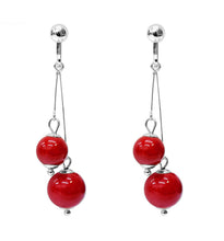 Load image into Gallery viewer, Crystal Drop Dangle Clip On Earrings Tassel Non Pierced Different Designs
