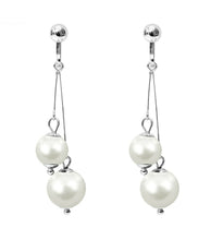Load image into Gallery viewer, Crystal Drop Dangle Clip On Earrings Tassel Non Pierced Different Designs