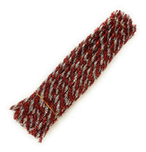 Load image into Gallery viewer, 100 Chenille Craft Stems Tinsel Pipe Cleaners CHRISTMAS Mix Colours Stripes UK