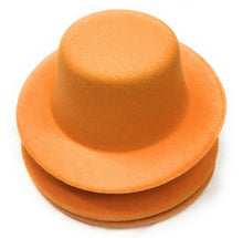 Load image into Gallery viewer, Set of 4 x Mini Round Top Hat Cap Fascinator Felt Hat Base Supplies Wholesale