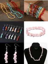 Load image into Gallery viewer, Handmade Natural Stone Beads Beaded Necklace Bracelet Earrings UK