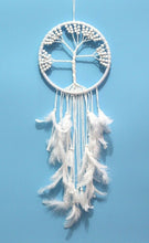 Load image into Gallery viewer, White Tree of Life Dream Catcher Dreamcatcher Wall Deco Beaded Xmas Bday Gift