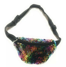 Load image into Gallery viewer, Girls Small Sequin BUM BAG Fanny Pack Travel Waist Money Belt Wallet Pouch UK