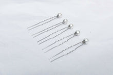 Load image into Gallery viewer, Wedding Pearl Hair Pins 5pcs Bridal Accessories Headpieces for Women Girls