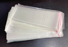 Load image into Gallery viewer, 200 Clear Cello Bags Resealable Self Adhesive Peel and Seal - A4 Large / Small