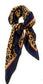 Big Square Leopard Animal Print Head Bandana Neck Thin Faux Silk Scarf 70cmx70cm