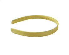 Load image into Gallery viewer, Plain Flat SATIN Fabric Thick ALICE BAND 15mm HEADBAND Hair Band Accessories