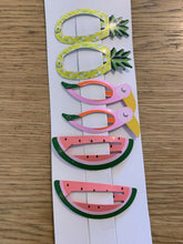 Load image into Gallery viewer, Set Pack Kids Girls Bendies Sleepies Hair Snap Clip Slides - Novelty Design Gift