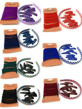Load image into Gallery viewer, Mega School Hair Accessories Bundle Set - Gingham Checked Headband Clips Bobbles