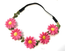 Load image into Gallery viewer, Daisy Garland Hairband Headband Christening Festival Elastic Flower Floral Hair