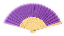 Load image into Gallery viewer, Chinese Spanish Plain Paper Wooden Folding Fan to Decorate Craft Party Gift Fans