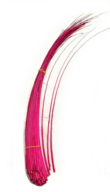 Long Single Ostrich Quill Spine Stripped Feather Hats Fascinators Millinery UK