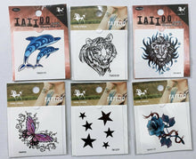Load image into Gallery viewer, 6 Temporary Tattoos – 7 x 9cm
