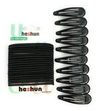 Load image into Gallery viewer, 30 PCS Sleepie Elastics Hair Head Bands Snap Clips Hairbands Bobbles SCHOOL SET
