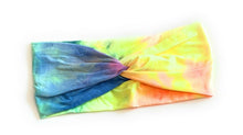 Load image into Gallery viewer, Twist Knot Tie Dye Headband Head Wrap Boho Hairband Bandana Elastic Hair Band UK
