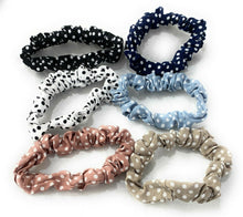 Load image into Gallery viewer, 6 x Satin Scrunchies Set Elastic Hair Bands Scrunchy Bobbles Hair Ropes Rings UK