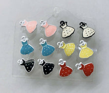 Load image into Gallery viewer, 6 PAIRS GIRLS EARRINGS STUDS SET GIFT KIDS CHILDREN SHOES COMBS ICE-CREAM MUGS