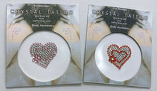 Load image into Gallery viewer, Heart Crystal Body Stickers – 3 x 3cm