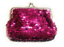 Load image into Gallery viewer, Ladies Girls Reversible Sequin Coin Wallet Pouch Money Purse Card Holder Gift UK