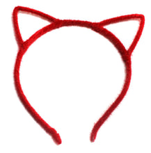Load image into Gallery viewer, Alice Band Cat Ear Headband Fluffy Women Hair Accessories Design Party Felt Wire