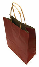 Load image into Gallery viewer, 5 Mixed Color large Party Bags Kraft Paper Carrier Gift Loot Bag Twisted Handle