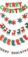 Christmas Decorations Bundle - Foil Balloon Bunting Banner Garland Festive Decor