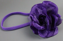 Load image into Gallery viewer, Baby Girls Rose Flower Hairband Soft Elastic Headband Hair Accessories Childrens
