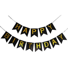 Load image into Gallery viewer, Happy Birthday Bunting Banner - Hanging Letters Party Decoration Garland Unicorn