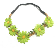 Load image into Gallery viewer, Daisy Garland Hairband Headband Christening Festival Elastic Flower Floral Hair